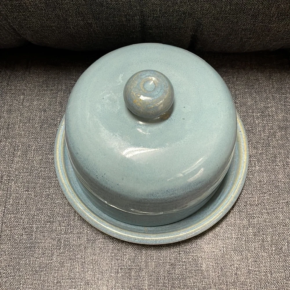 Black Oak Art Butter Dish
